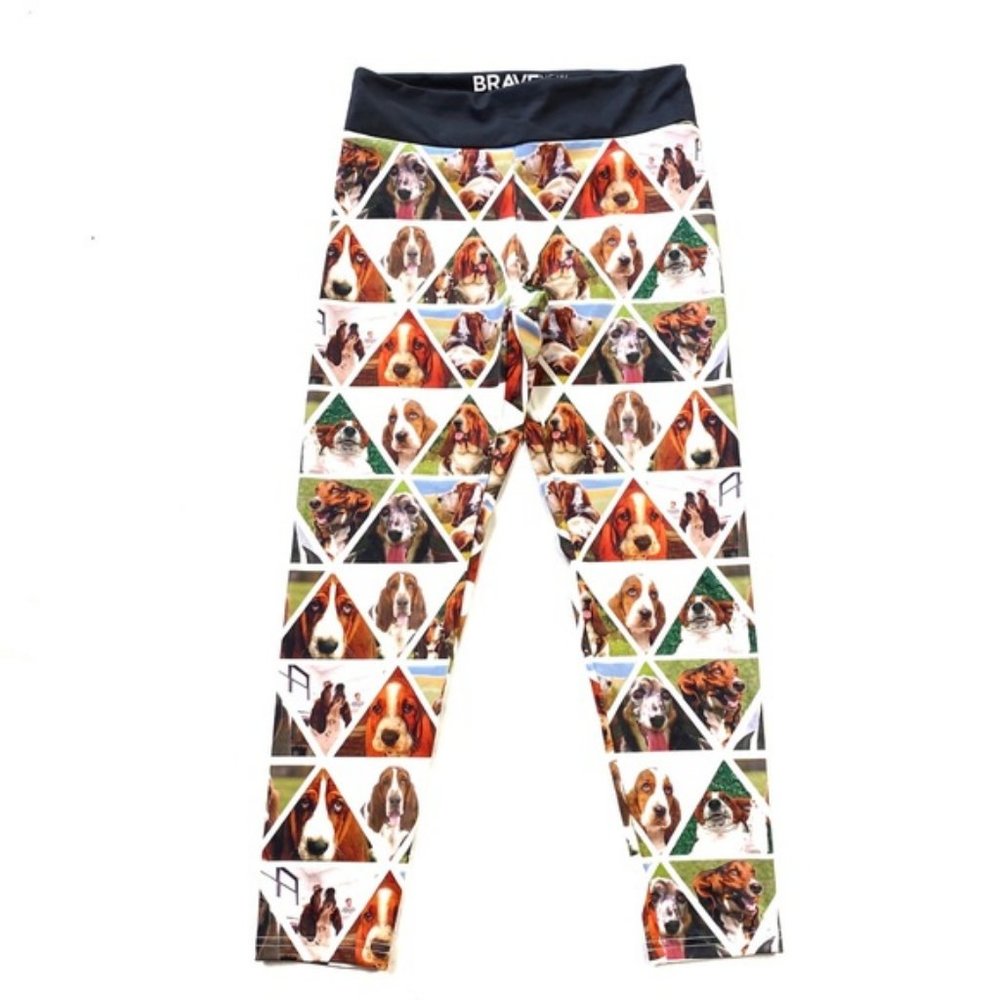 PUPPY DOG BRAVE NEW LOOK DOG LEGGINGS SZ LARGE